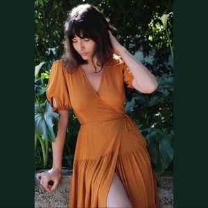 euc christy dawn augusta dress (turmeric)🌞